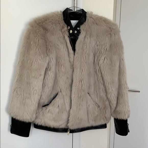 Zara Jackets & Blazers - Zara faux fur and leather jacket